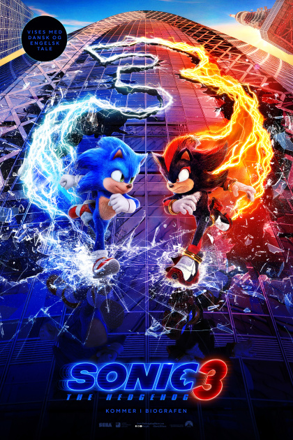 Sonic the Hedgehog 3 teaser plakat 